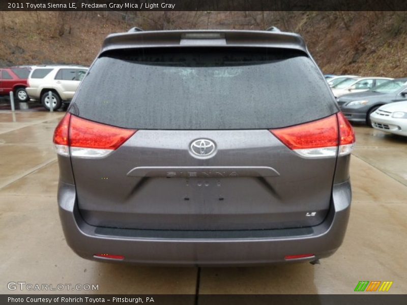 Predawn Gray Mica / Light Gray 2011 Toyota Sienna LE