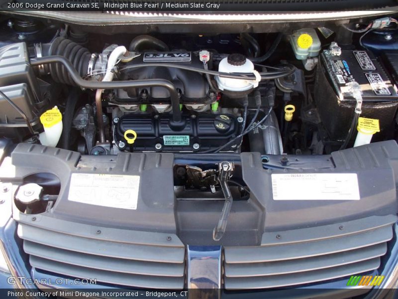 Midnight Blue Pearl / Medium Slate Gray 2006 Dodge Grand Caravan SE