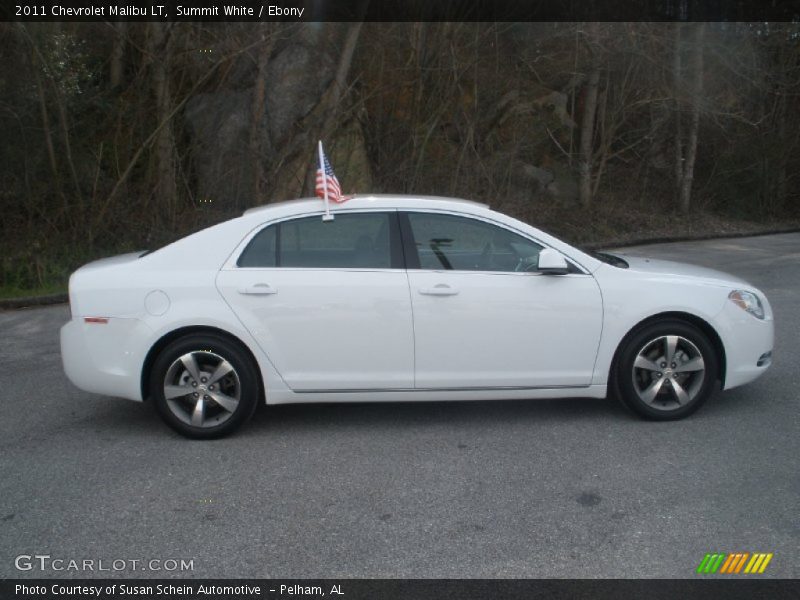 Summit White / Ebony 2011 Chevrolet Malibu LT