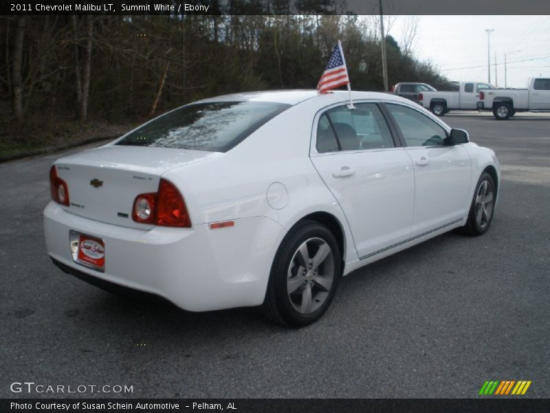 Summit White / Ebony 2011 Chevrolet Malibu LT