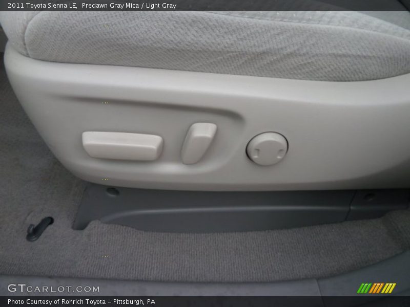 Predawn Gray Mica / Light Gray 2011 Toyota Sienna LE