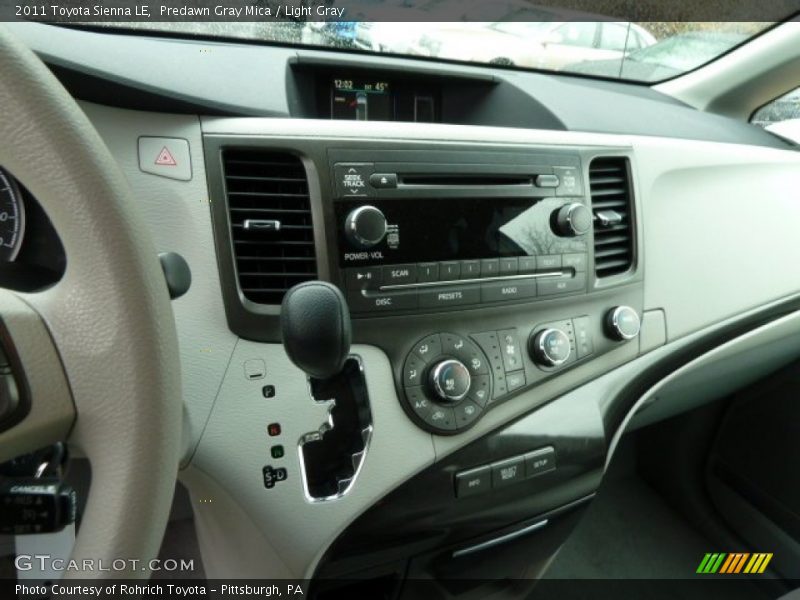 Predawn Gray Mica / Light Gray 2011 Toyota Sienna LE