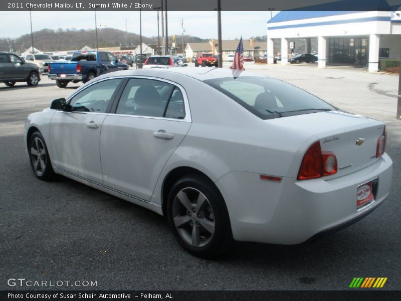 Summit White / Ebony 2011 Chevrolet Malibu LT