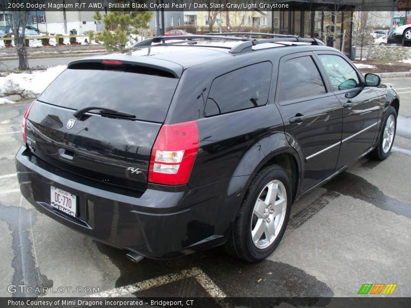 Brilliant Black Crystal Pearl / Dark Slate Gray/Light Graystone 2006 Dodge Magnum R/T AWD