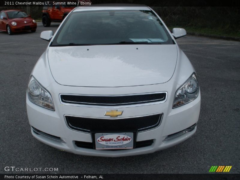 Summit White / Ebony 2011 Chevrolet Malibu LT