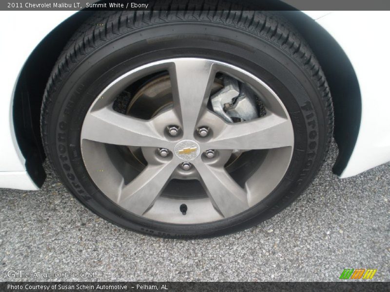 Summit White / Ebony 2011 Chevrolet Malibu LT