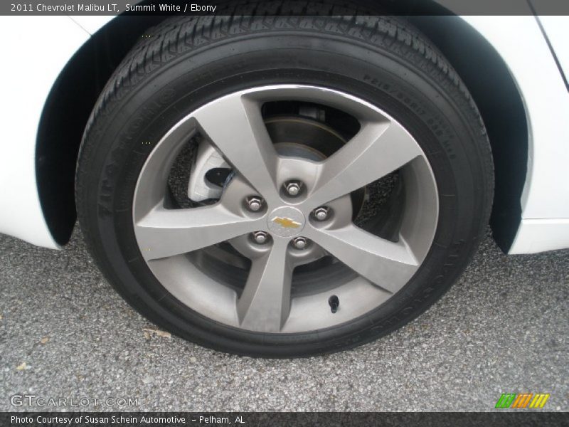 Summit White / Ebony 2011 Chevrolet Malibu LT