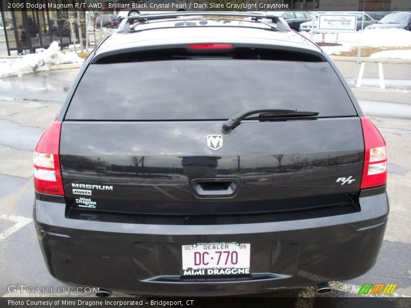 Brilliant Black Crystal Pearl / Dark Slate Gray/Light Graystone 2006 Dodge Magnum R/T AWD