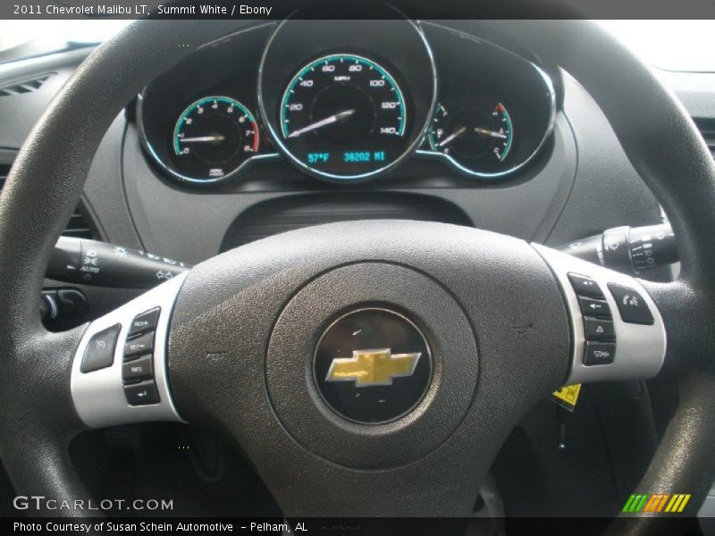 Summit White / Ebony 2011 Chevrolet Malibu LT