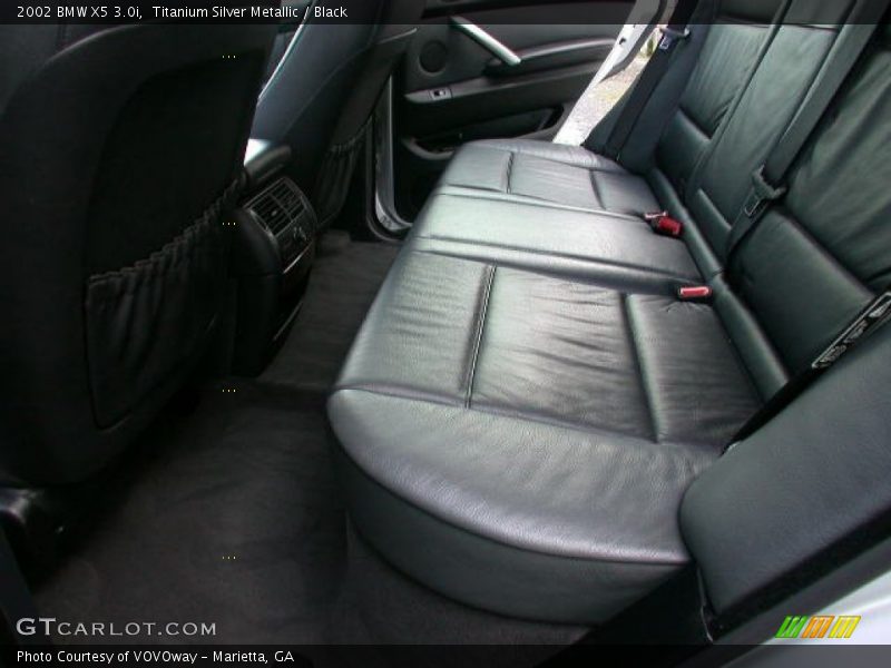 Titanium Silver Metallic / Black 2002 BMW X5 3.0i