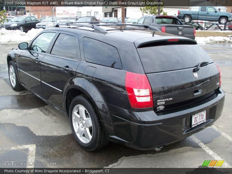 Brilliant Black Crystal Pearl / Dark Slate Gray/Light Graystone 2006 Dodge Magnum R/T AWD