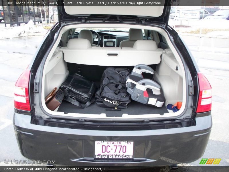 Brilliant Black Crystal Pearl / Dark Slate Gray/Light Graystone 2006 Dodge Magnum R/T AWD