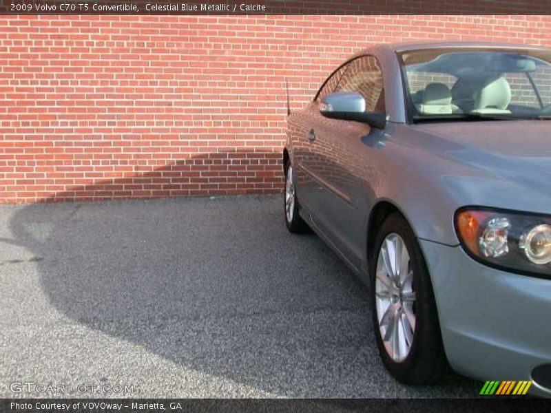 Celestial Blue Metallic / Calcite 2009 Volvo C70 T5 Convertible