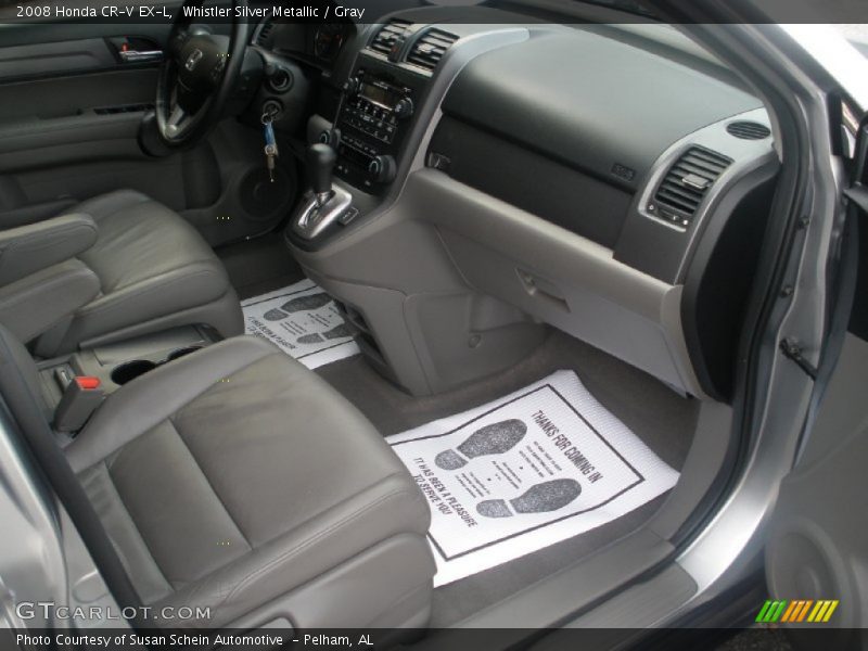Whistler Silver Metallic / Gray 2008 Honda CR-V EX-L
