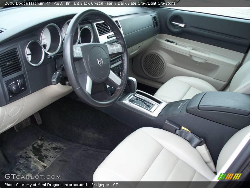Brilliant Black Crystal Pearl / Dark Slate Gray/Light Graystone 2006 Dodge Magnum R/T AWD