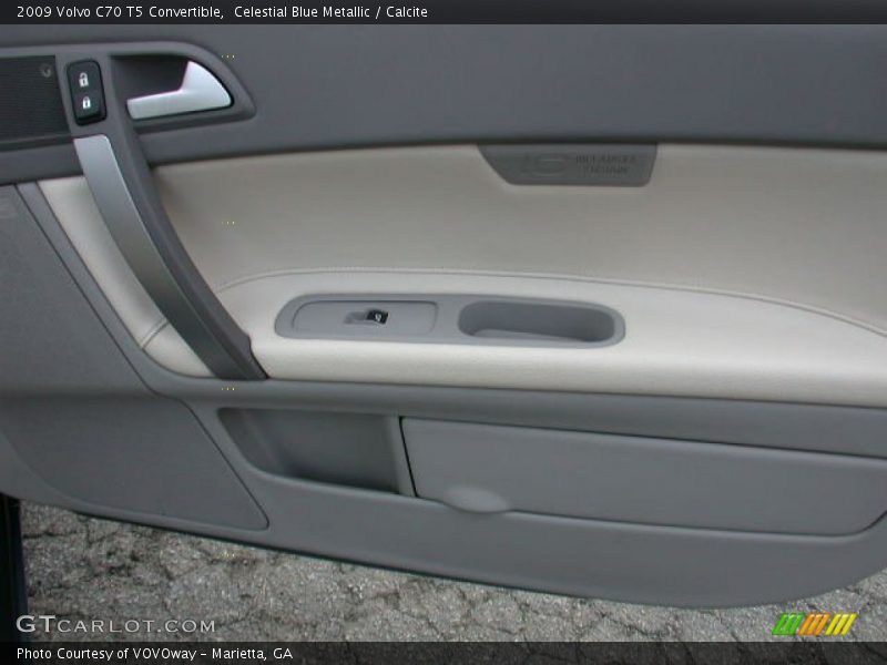Celestial Blue Metallic / Calcite 2009 Volvo C70 T5 Convertible