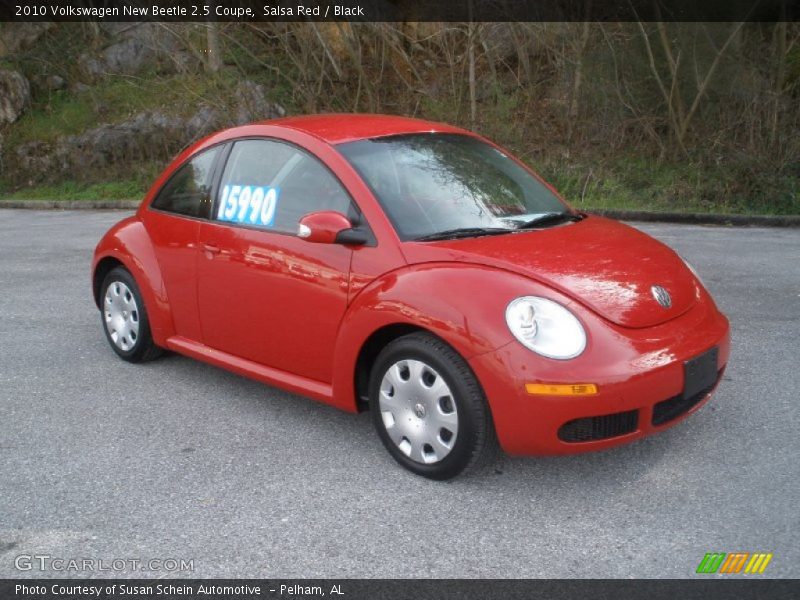 Salsa Red / Black 2010 Volkswagen New Beetle 2.5 Coupe