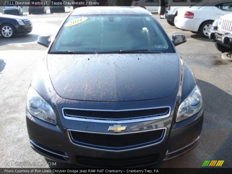 Taupe Gray Metallic / Ebony 2011 Chevrolet Malibu LT