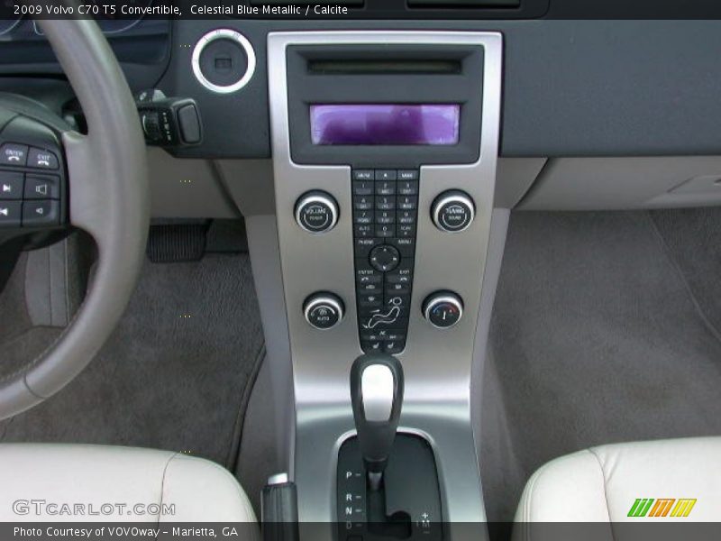 Celestial Blue Metallic / Calcite 2009 Volvo C70 T5 Convertible