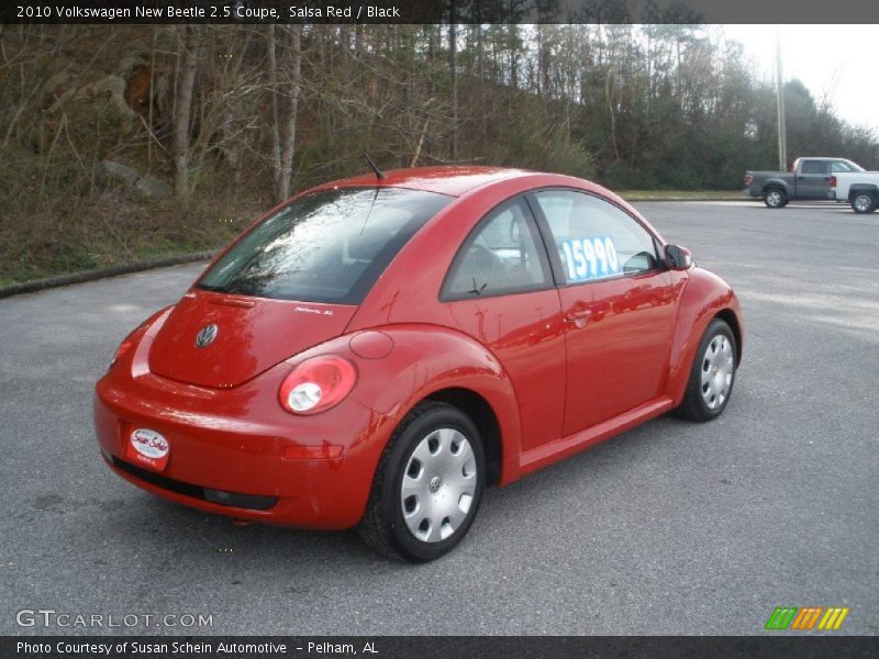Salsa Red / Black 2010 Volkswagen New Beetle 2.5 Coupe