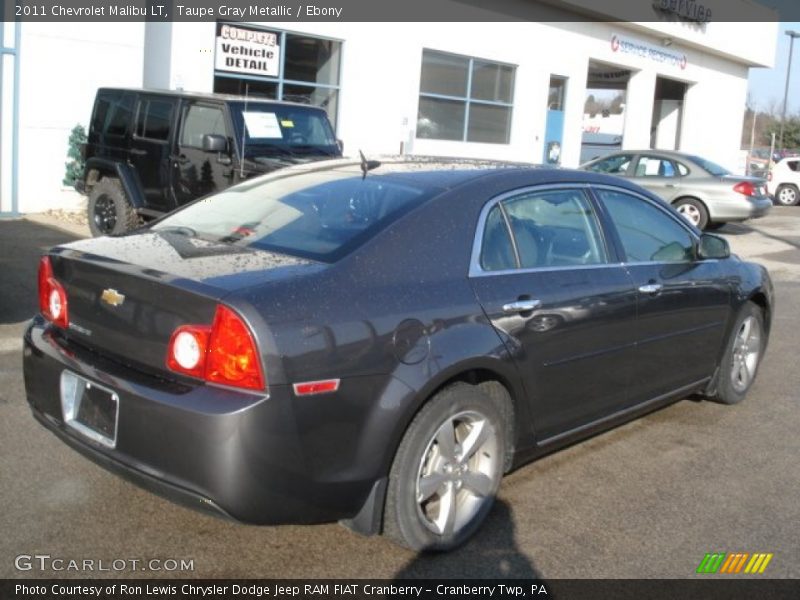 Taupe Gray Metallic / Ebony 2011 Chevrolet Malibu LT