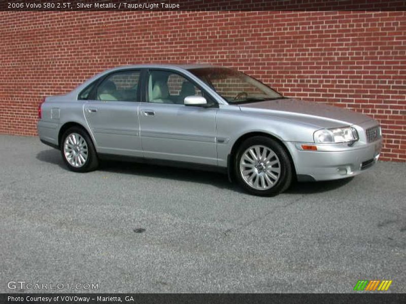 Silver Metallic / Taupe/Light Taupe 2006 Volvo S80 2.5T