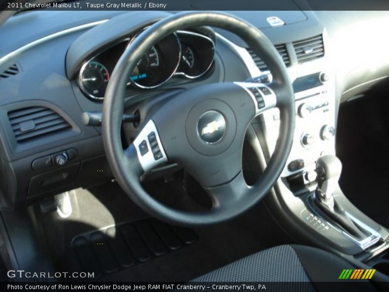 Taupe Gray Metallic / Ebony 2011 Chevrolet Malibu LT