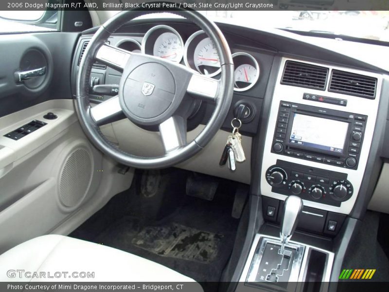 Brilliant Black Crystal Pearl / Dark Slate Gray/Light Graystone 2006 Dodge Magnum R/T AWD
