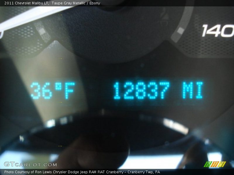 Taupe Gray Metallic / Ebony 2011 Chevrolet Malibu LT