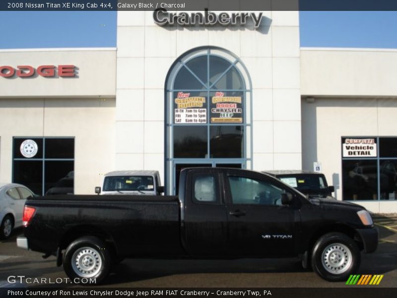 Galaxy Black / Charcoal 2008 Nissan Titan XE King Cab 4x4