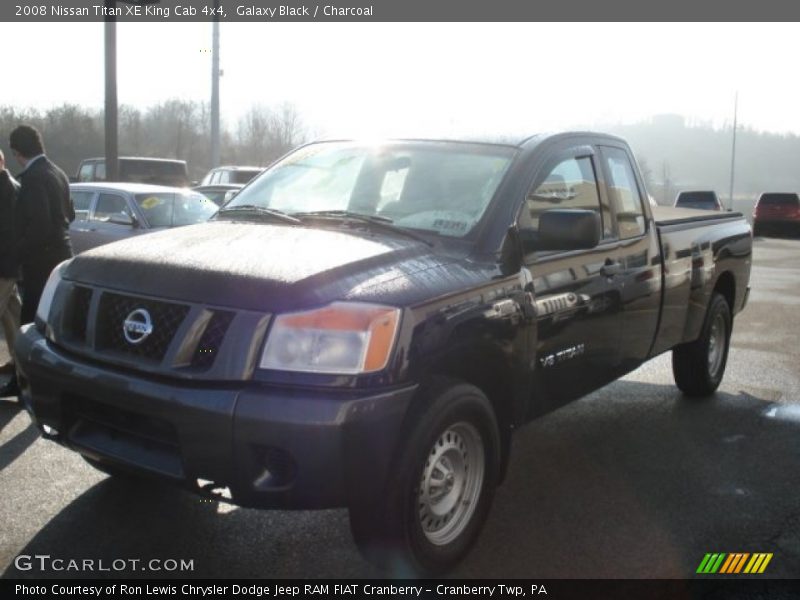 Galaxy Black / Charcoal 2008 Nissan Titan XE King Cab 4x4