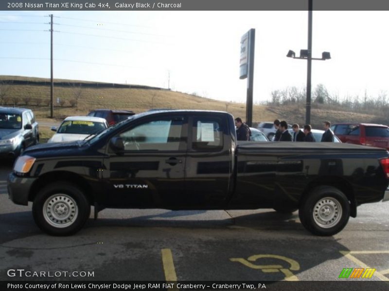 Galaxy Black / Charcoal 2008 Nissan Titan XE King Cab 4x4