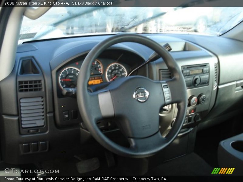 Galaxy Black / Charcoal 2008 Nissan Titan XE King Cab 4x4