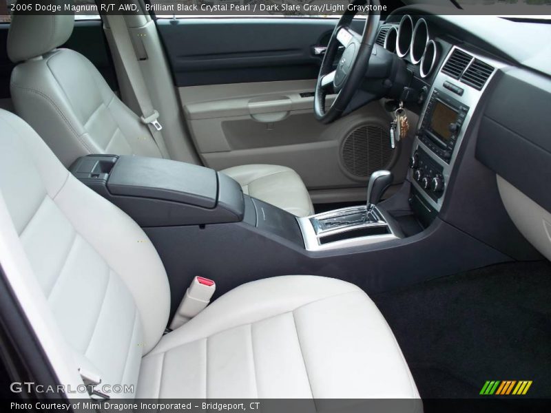 Brilliant Black Crystal Pearl / Dark Slate Gray/Light Graystone 2006 Dodge Magnum R/T AWD