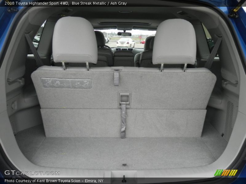 Blue Streak Metallic / Ash Gray 2008 Toyota Highlander Sport 4WD