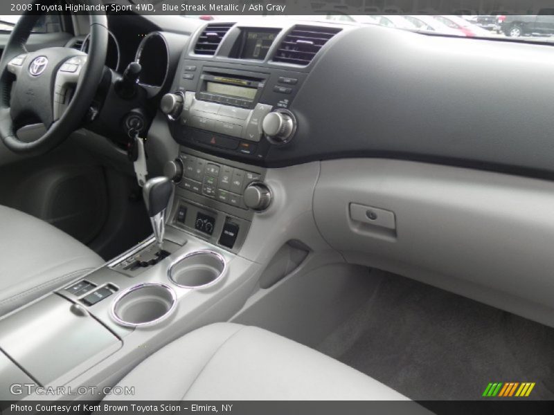 Blue Streak Metallic / Ash Gray 2008 Toyota Highlander Sport 4WD