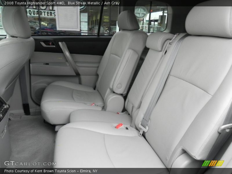 Blue Streak Metallic / Ash Gray 2008 Toyota Highlander Sport 4WD