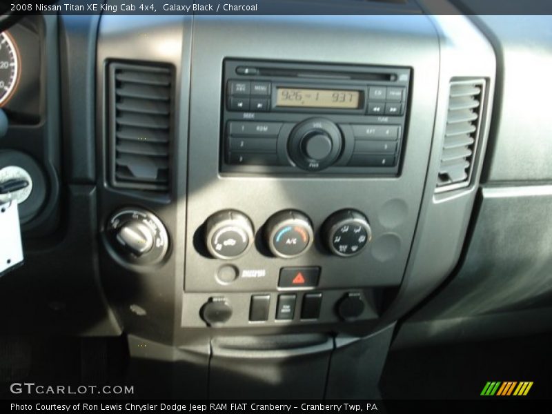 Galaxy Black / Charcoal 2008 Nissan Titan XE King Cab 4x4