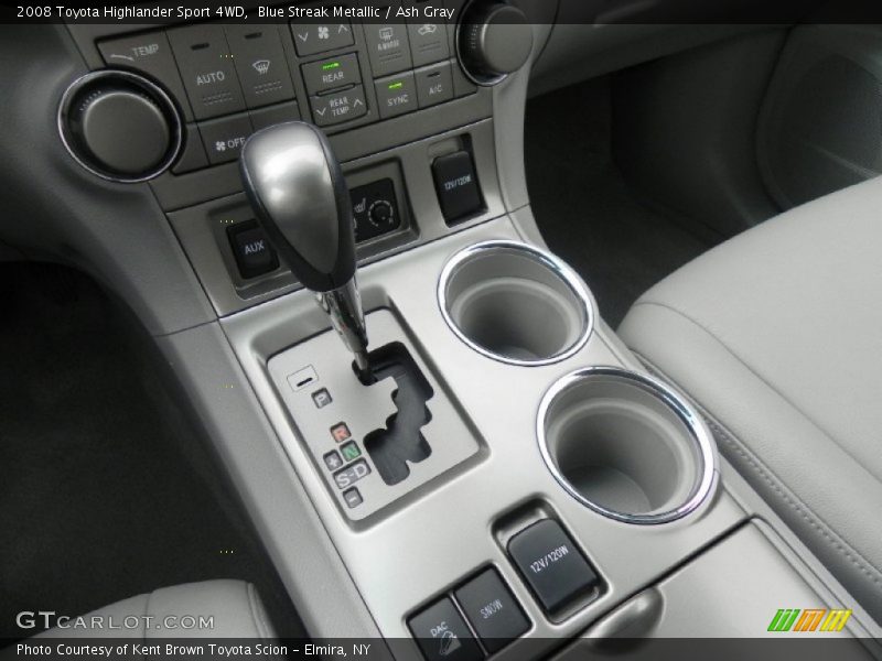 Blue Streak Metallic / Ash Gray 2008 Toyota Highlander Sport 4WD