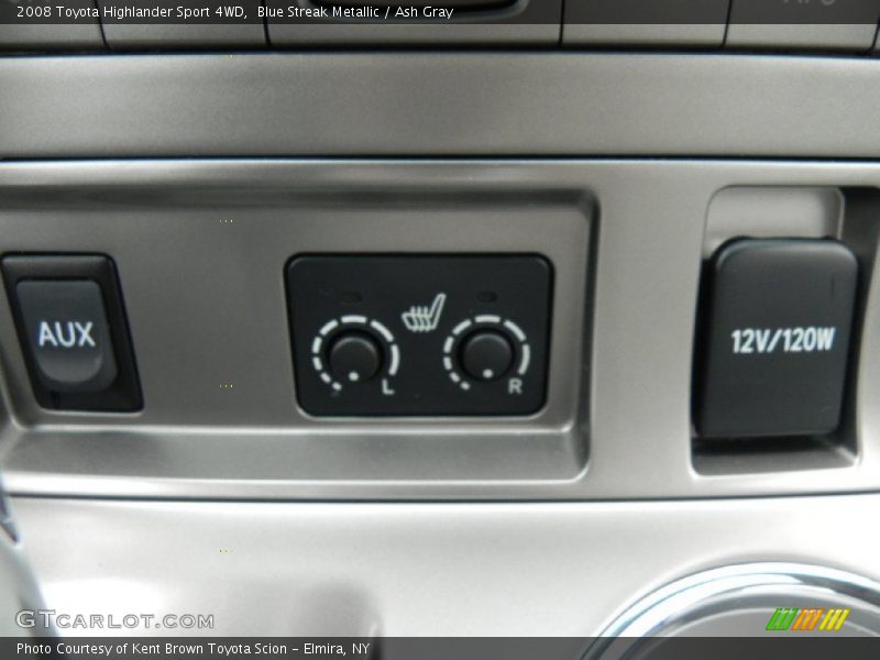 Blue Streak Metallic / Ash Gray 2008 Toyota Highlander Sport 4WD