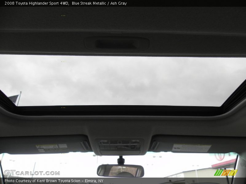 Blue Streak Metallic / Ash Gray 2008 Toyota Highlander Sport 4WD