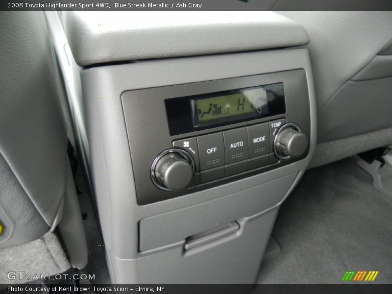 Blue Streak Metallic / Ash Gray 2008 Toyota Highlander Sport 4WD