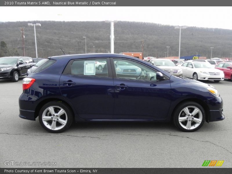 Nautical Blue Metallic / Dark Charcoal 2010 Toyota Matrix S AWD