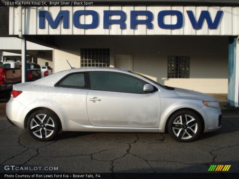 Bright Silver / Black Sport 2010 Kia Forte Koup SX