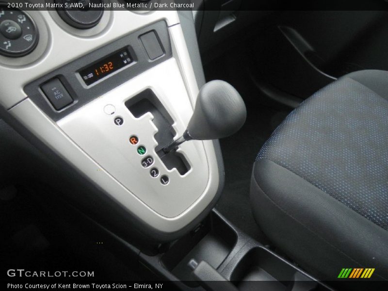 Nautical Blue Metallic / Dark Charcoal 2010 Toyota Matrix S AWD