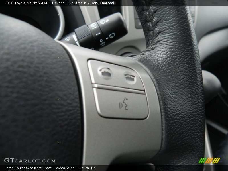 Nautical Blue Metallic / Dark Charcoal 2010 Toyota Matrix S AWD