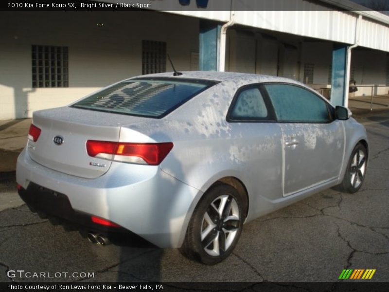 Bright Silver / Black Sport 2010 Kia Forte Koup SX