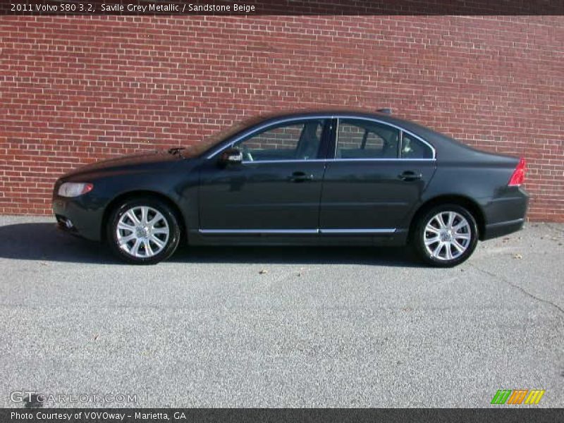 Savile Grey Metallic / Sandstone Beige 2011 Volvo S80 3.2