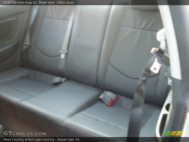 Bright Silver / Black Sport 2010 Kia Forte Koup SX