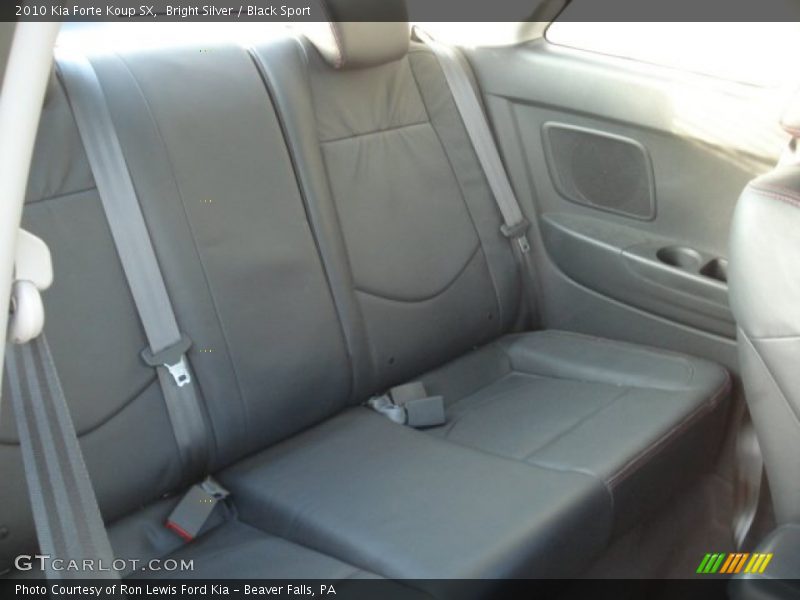 Bright Silver / Black Sport 2010 Kia Forte Koup SX